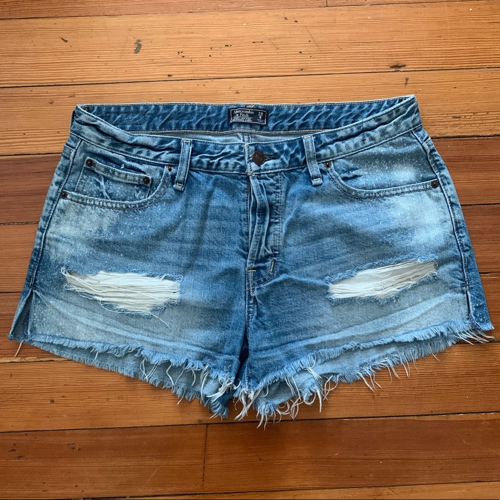 Abercrombie Boyfriend Jean Shorts